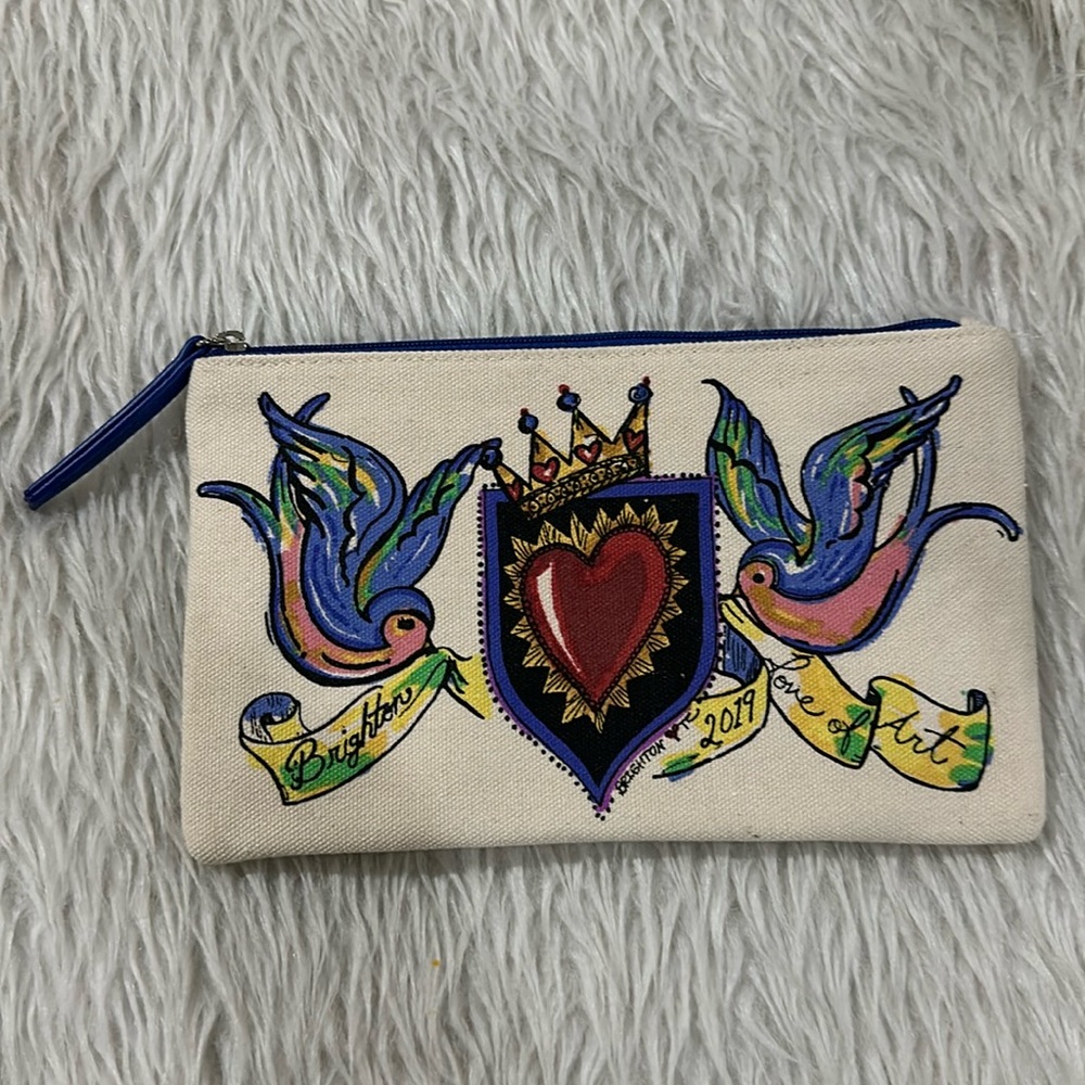 Brighton 2019 zipper pencil make up bag